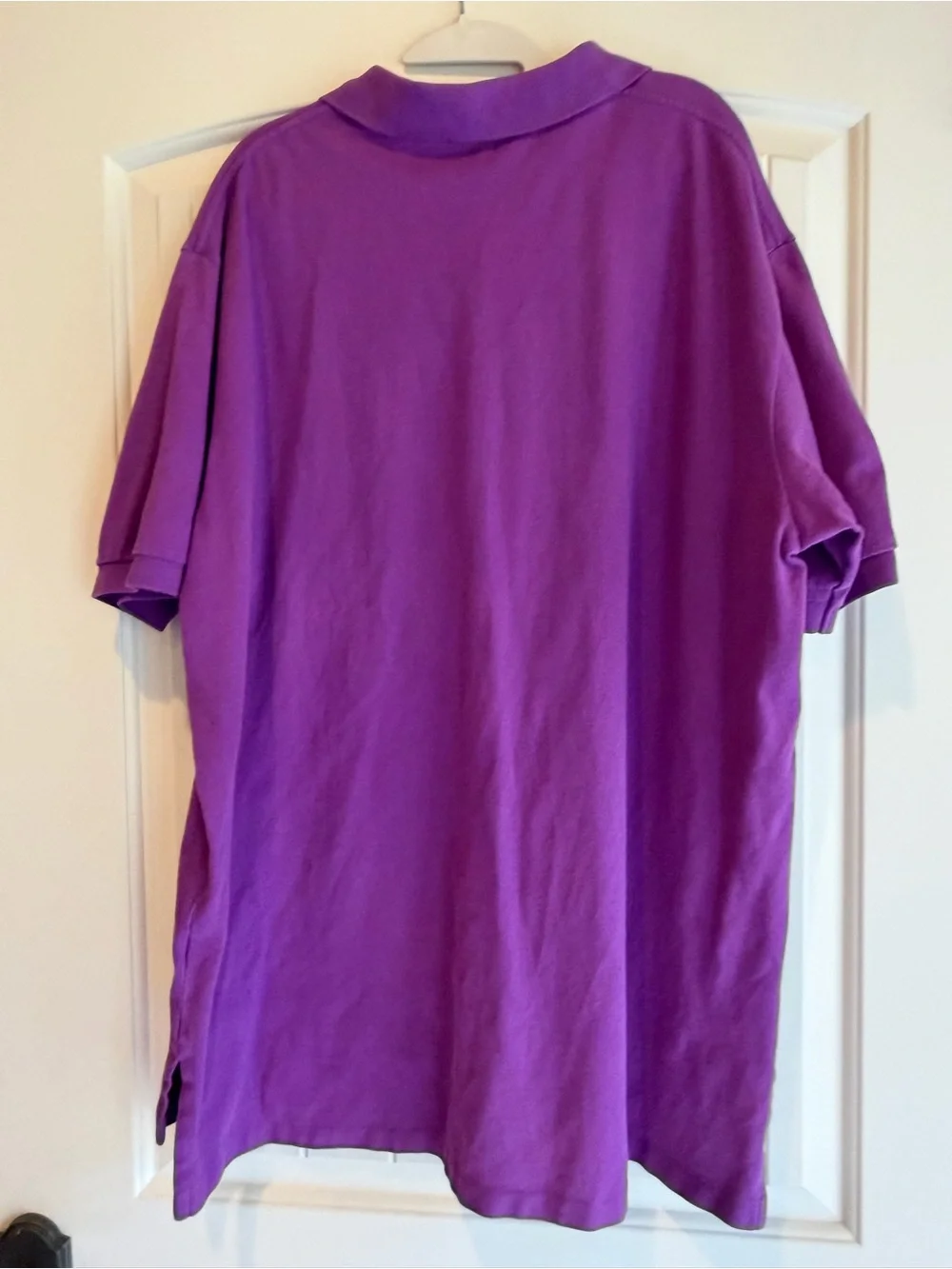 Polo Ralph Lauren Purple Classic Mesh Cotton Polo Shirt Men’s XXL Vintage
